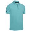 Callaway Gents Solid Ribbed Polo Shirt Baltic (399)