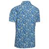 Callaway Gents All Over Tropical Polo Shirt Vallarta Blue (428)