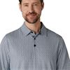 Callaway Gents Tee All Over Print Polo Shirt Caviar (002)