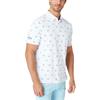 Callaway Gents All Over Birdie Polo Shirt Bright White