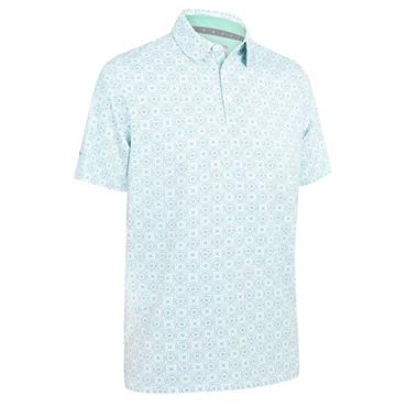 Callaway Gents Golf Foulard Polo Shirt Neptune Green (313)