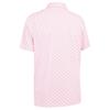Callaway Gents Twill Print Polo Shirt Strawberry Pink (689)