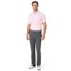 Callaway Gents Twill Print Polo Shirt Strawberry Pink (689)