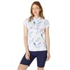 Callaway Ladies Linear Petals Polo Shirt White (123)