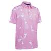 Callaway Gents Kick Flip Polo Shirt Strawberry Pink (689)