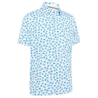 Callaway Gents Crab Novelty Polo Shirt Bright White (100)