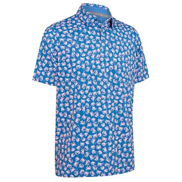 Callaway Gents Crab Novelty Polo Shirt Galaxy Blue (402)