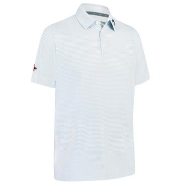 Callaway Gents Odyssey Print Polo Shirt Bright White(100)