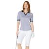 Callaway Ladies Chev Geo 1/2 Sleeve Polo Shirt Flintstone (075)