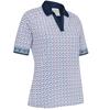 Callaway Ladies Chev Geo 1/2 Sleeve Polo Shirt Flintstone (075)