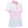 Callaway Ladies Chev Gradient Polo Shirt White (123)