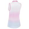 Callaway Ladies Chev Gradient Sleeveless Polo Shirt White (123)
