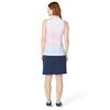 Callaway Ladies Chev Gradient Sleeveless Polo Shirt White (123)