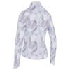 Callaway Ladies Active Geo Print Long Sleeve Sun Protection ¼ Zip Brilliant White (123)