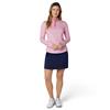 Callaway Ladies Deco Geo Print Long Sleeve Sun Protection ¼ Zip Fuchsia Purple (657)