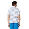 Callaway Gents Sailboat Sunset Geo Print Polo Shirt Bright White (100) 