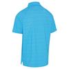 Callaway Gents Tile Gingham Print Polo Shirt Brilliant Blue (431)