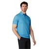 Callaway Gents Tile Gingham Print Polo Shirt Brilliant Blue (431)