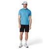 Callaway Gents Tile Gingham Print Polo Shirt Brilliant Blue (431)
