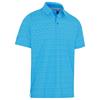 Callaway Gents Tile Gingham Print Polo Shirt Brilliant Blue (431)