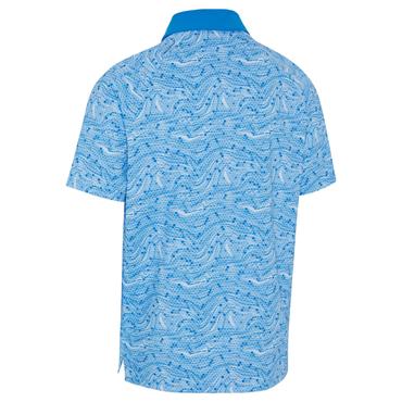 Callaway Gents Hex Marble Polo Shirt Brilliant Blue (431)