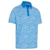 Callaway Gents Hex Marble Polo Shirt Brilliant Blue (431)