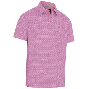 Callaway Gents Timeless Chev Polo Shirt Rose Bouquet (658)