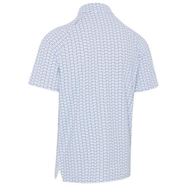 Callaway Gents Albatross Geo Print Polo Shirt White (100)
