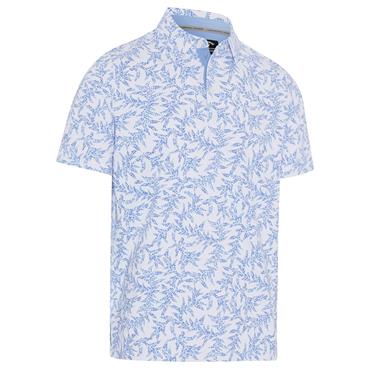Callaway Gents Chev Botanical Polo Shirt Vista Blue (993)