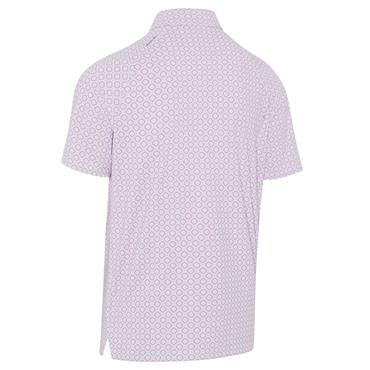 Callaway Gents Golf Club Print Polo Shirt Bright White (100)