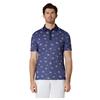 Callaway Gents Azalea Gingham Polo Shirt Peacoat (410)