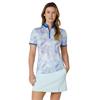 Callaway Ladies ¼ Zip Rib Collar Polo Shirt Brilliant White (123)