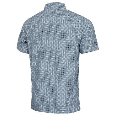 Callaway Gents Foulard Printed Polo Shirt Peacoat (410)