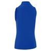 Callaway Ladies Sleeveless Rib Play Zip Mock Polo Shirt Blue Tattoo (959)