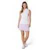 Callaway Ladies Sleeveless Rib Play Zip Mock Polo Shirt White (123)