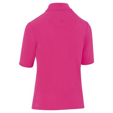 Callaway Ladies Rib Play Polo Shirt Fuchsia Purple (657)