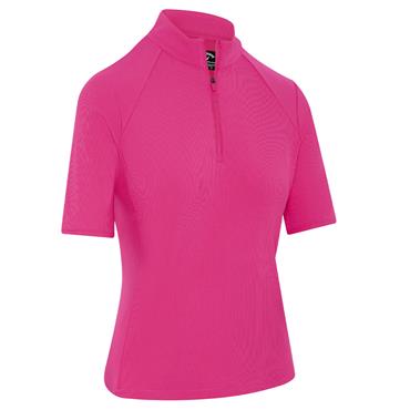 Callaway Ladies Rib Play Polo Shirt Fuchsia Purple (657)