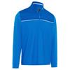 Callaway Gents Odyssey Printed Block ¼ Zip Brilliant Blue (431)
