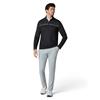 Callaway Gents Odyssey Printed Block ¼ Zip Caviar (002)