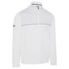 Callaway Gents Odyssey Printed Block ¼ Zip Bright White (100)