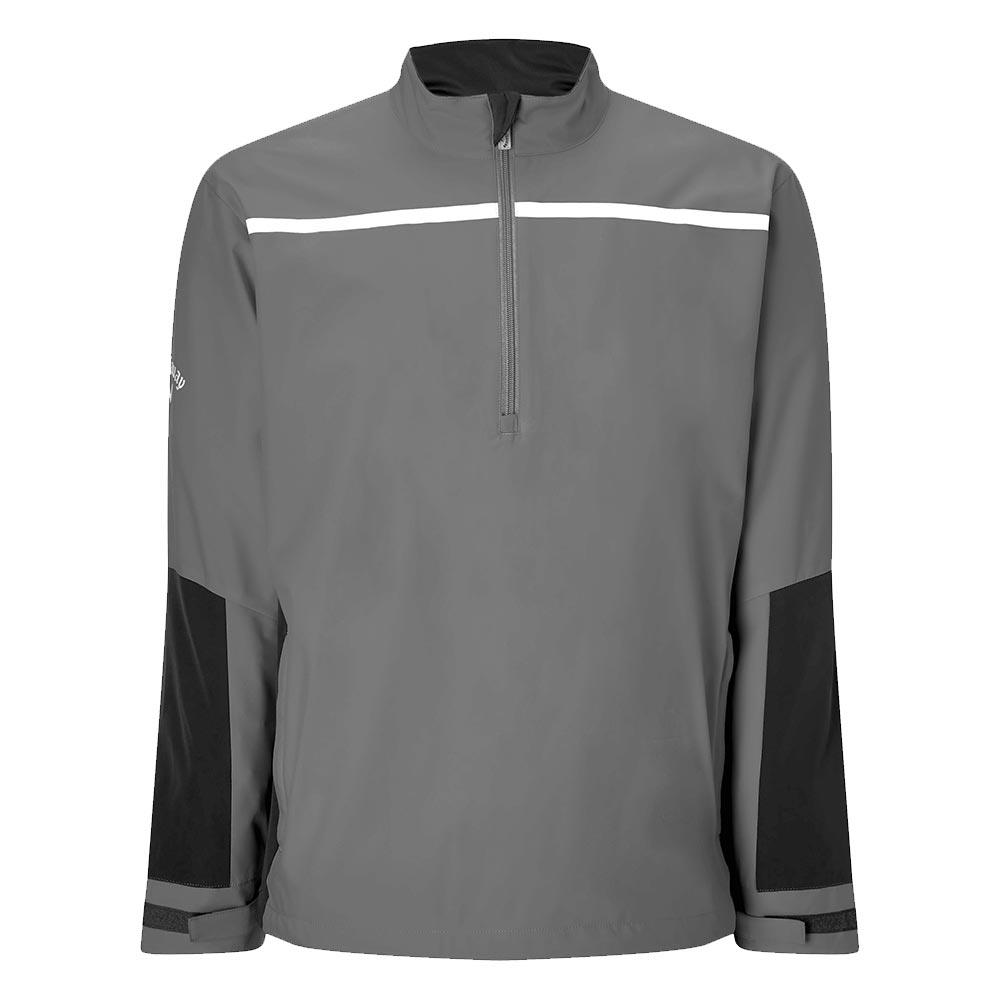 Callaway Gents 1/4 Zip Chest Stripe Wind Protection Jacket Quiet Shade