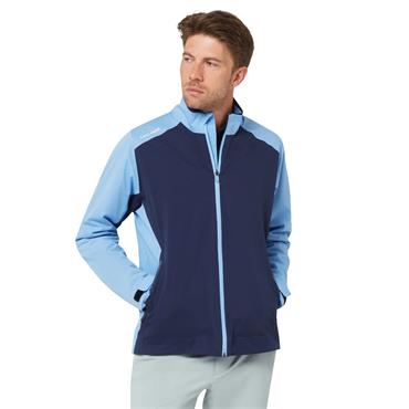 Callaway Gents Stormilite III Waterproof Jacket Peacoat - Mint Bluebird (966)