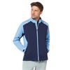 Callaway Gents Stormilite III Waterproof Jacket Peacoat - Mint Bluebird (966)