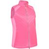 Callaway Ladies Engineered Chev Primaloft Vest Cheeky Pink (674)