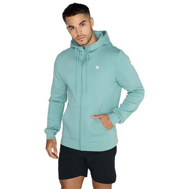 Gym+Coffee Gents Relentless Full Zip Hoodie Fresh Green