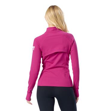 Gym+Coffee Ladies Relentless Full Zip Sunrise Pink