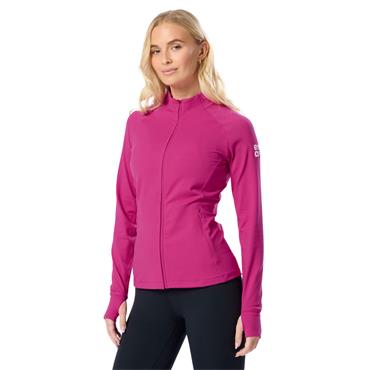 Gym+Coffee Ladies Relentless Full Zip Sunrise Pink
