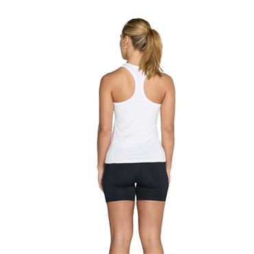 Gym+Coffee Ladies Relentless Racer Back Vest Ultra White