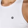 Gym+Coffee Ladies Relentless Racer Back Vest Ultra White