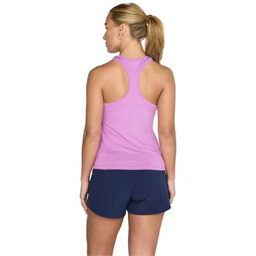 Gym+Coffee Ladies Relentless Racer Back Vest Neon Pink